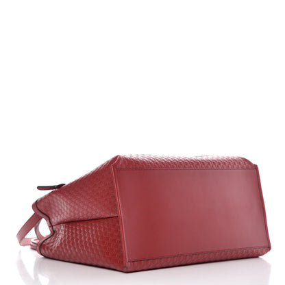 Gucci Soft Microguccissima Large Tote Red 4 of 9