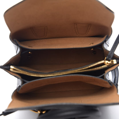 MCM Grained Calfskin Mini Milla Tote Black 4 of 8