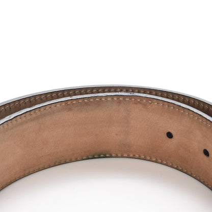 Gucci Calfskin Web Interlocking G Belt 100 40 Black 6 of 8