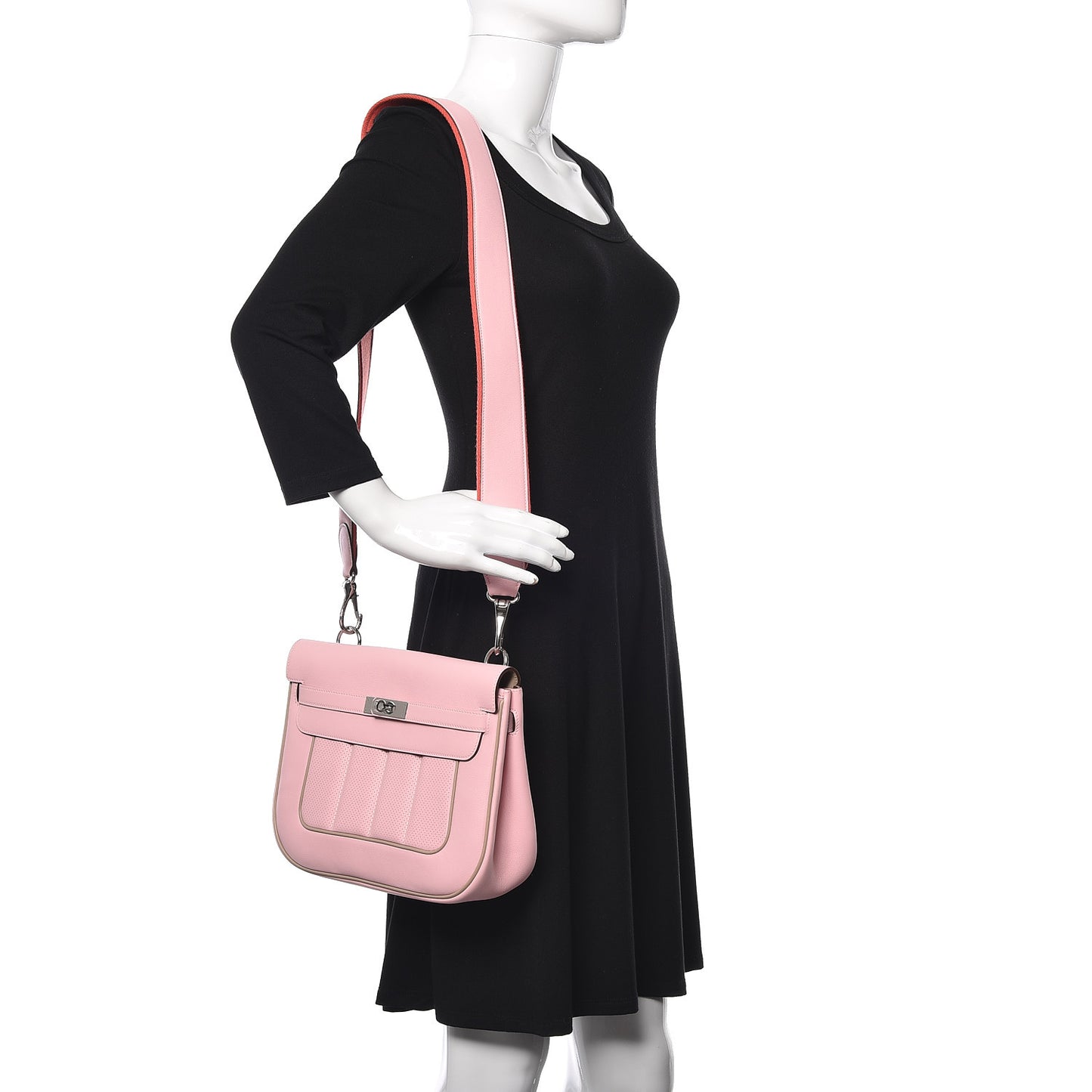 Veau Swift Sac Berline 28 Rose Sakura Argile