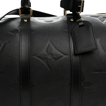 Louis Vuitton Empreinte Monogram Giant Keepall Bandouliere 45 Black 6 of 9