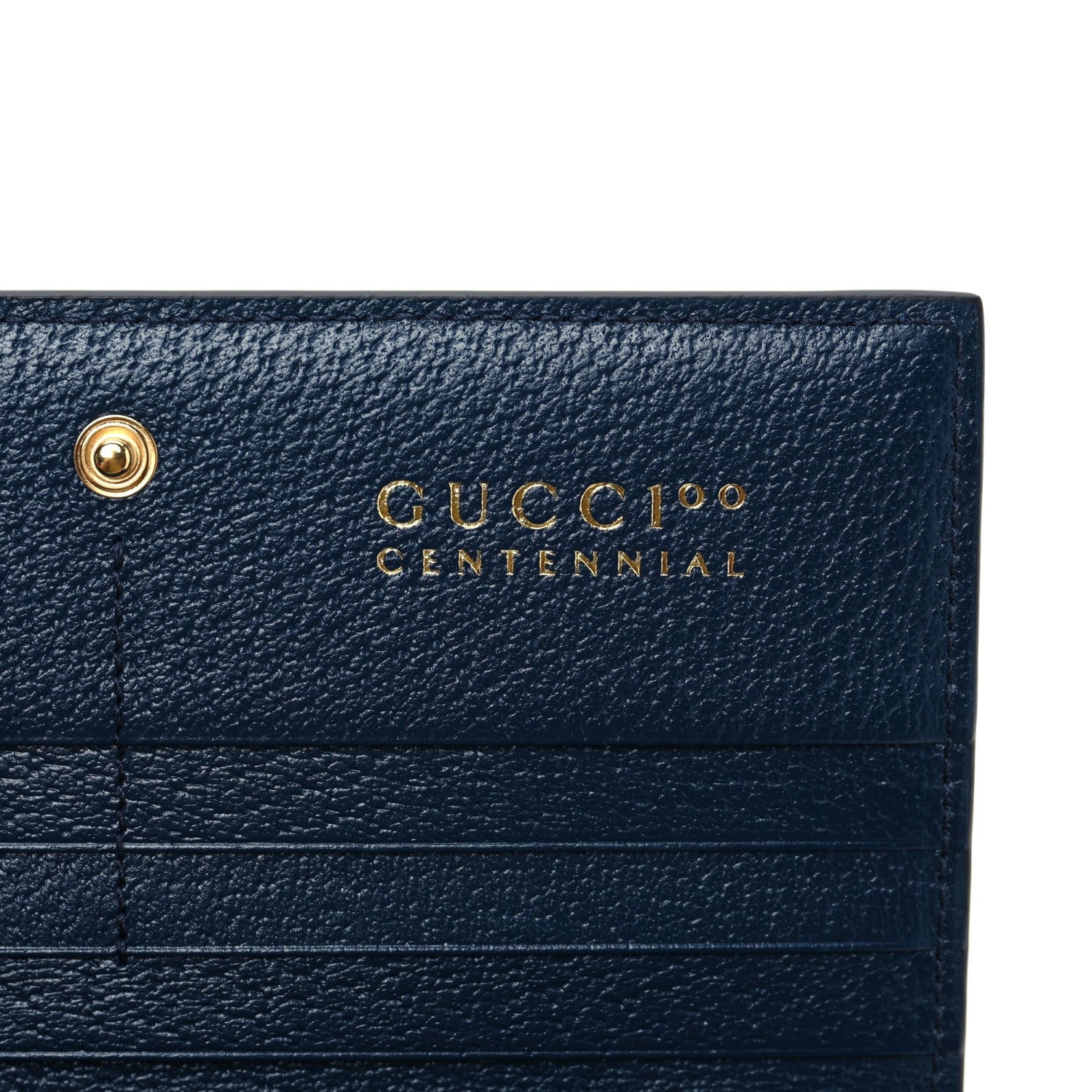 Gucci GG Supreme Kaleidoscope Calfskin Script Logo Gucci 100 Chain Wallet Blue Orange Multicolor Blue Agata 5 of 7