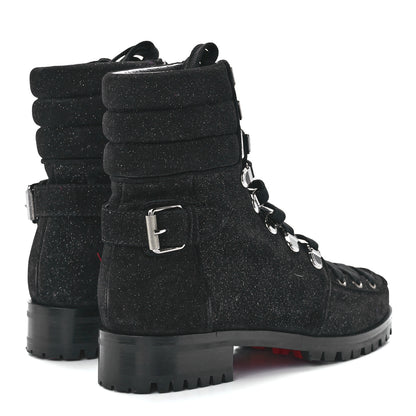 Christian Louboutin Crosta Star Who Runs Flat Boots 36.5 Black 4 of 8