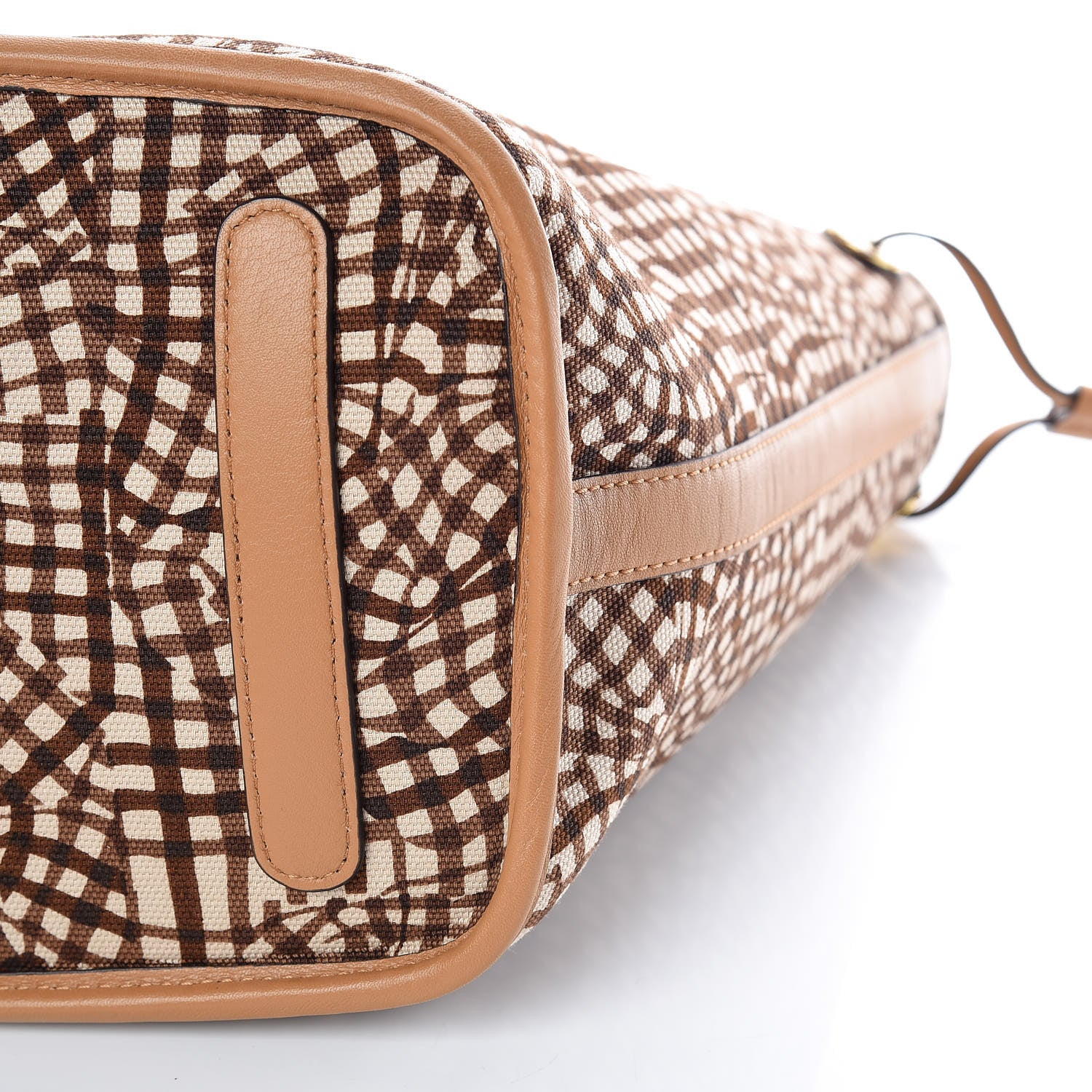 MCM Visetos Medium Liz Reversible Shopper Tote Cognac 14 of 15