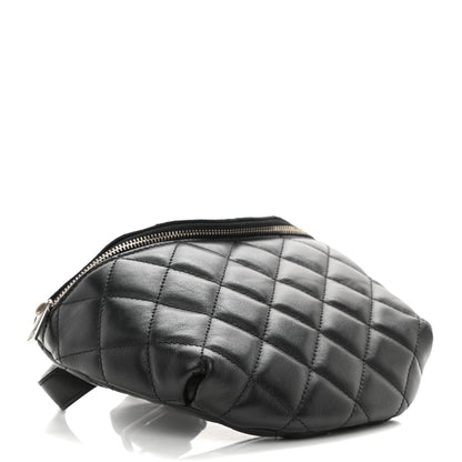 Chanel Calfskin Quilted Waist Belt Bag Black 4 of 10