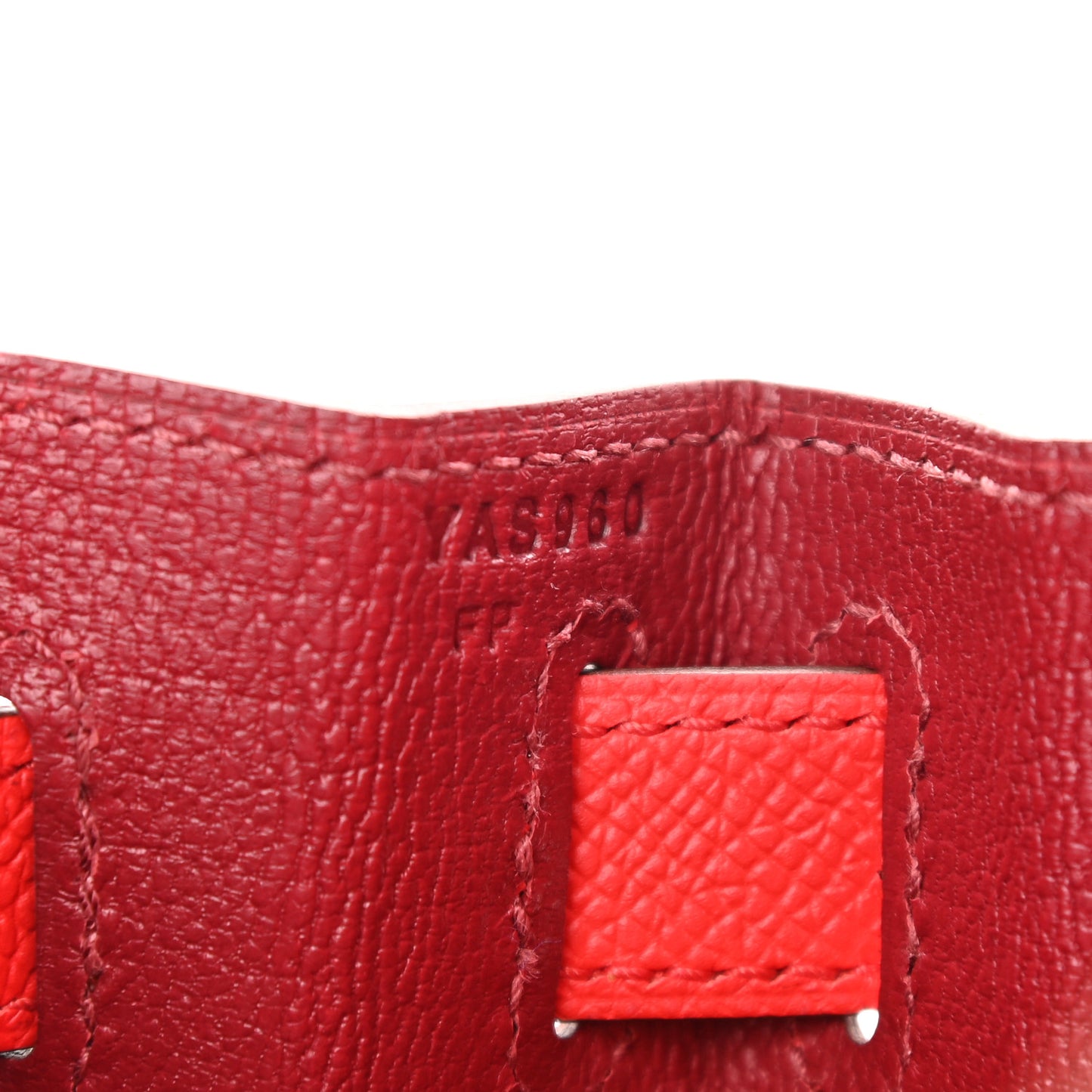 Epsom Verso Kelly Sellier 28 Rouge de Coeur Rouge Grenat