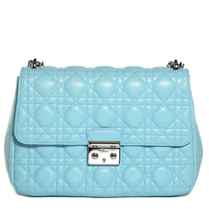 Christian Dior Lambskin Cannage Large Miss Dior Flap Cupcake Blue 1 of 9