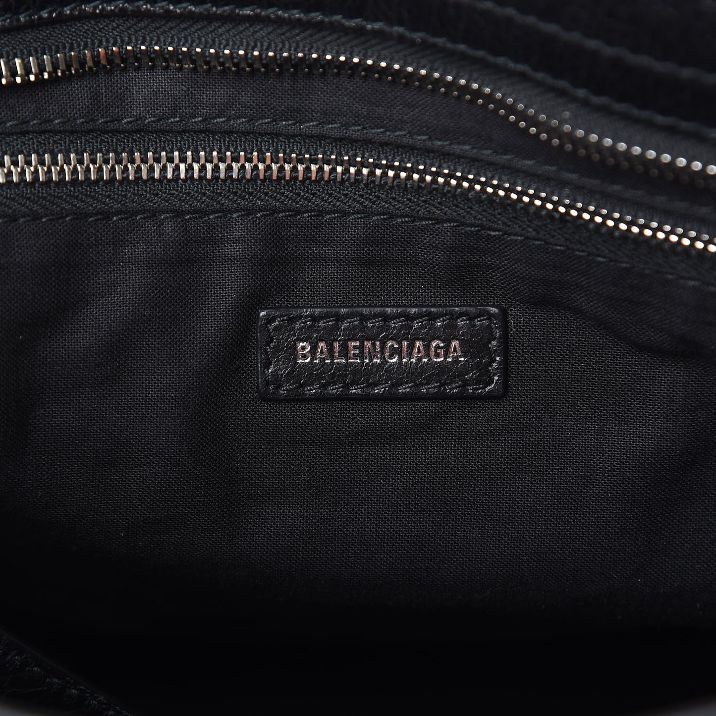 Agneau Classic Silver Hardware City Black