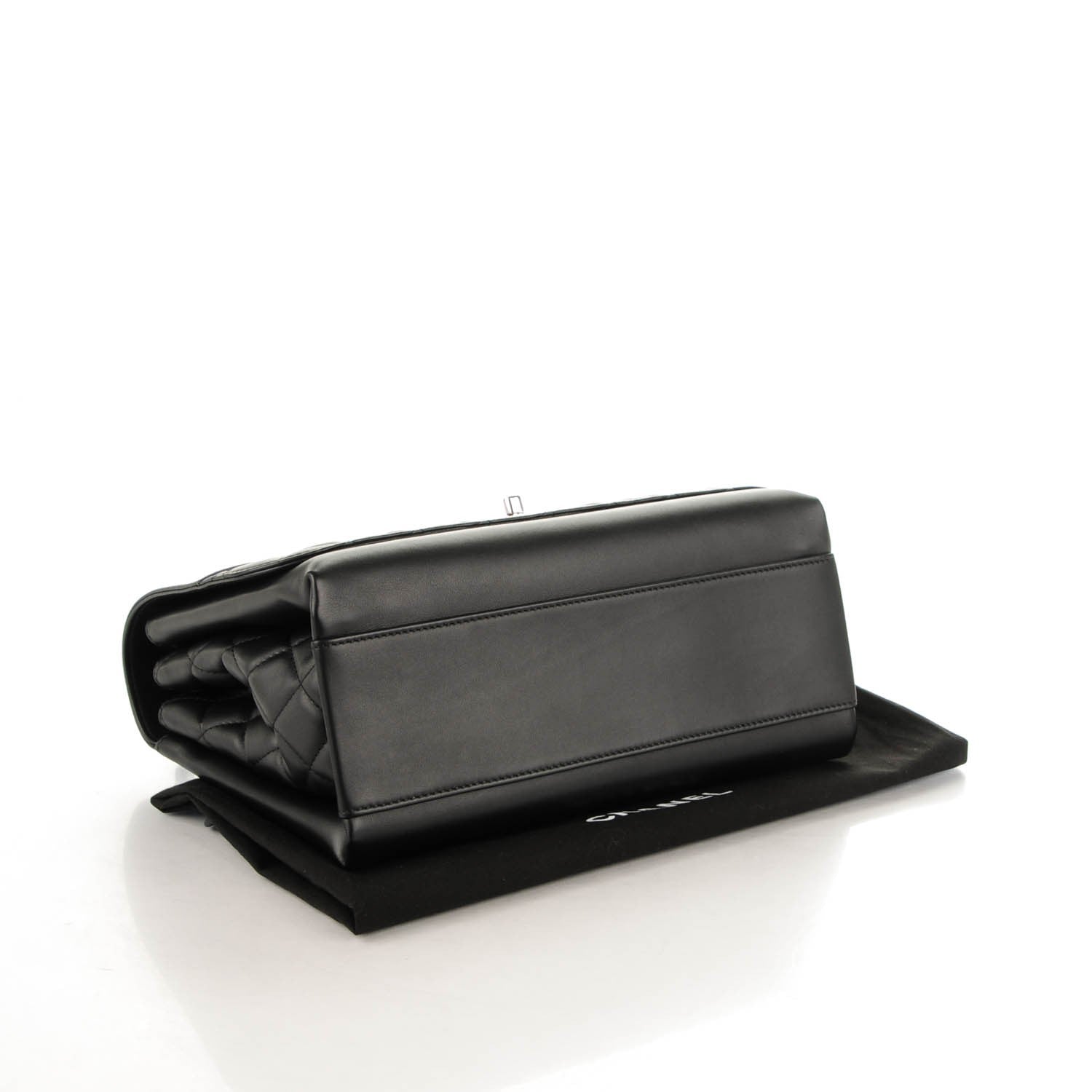Chanel Calfskin Jumbo Tramezzo Flap Black 4 of 7