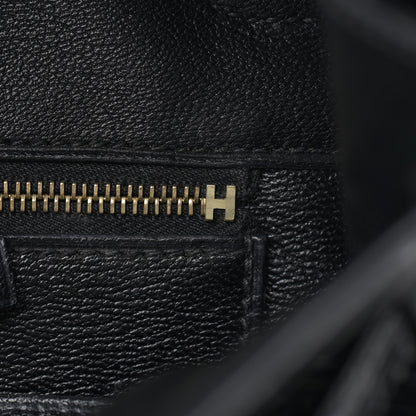 Hermes Shiny Porosus Crocodile Birkin 35 Black 18 of 30