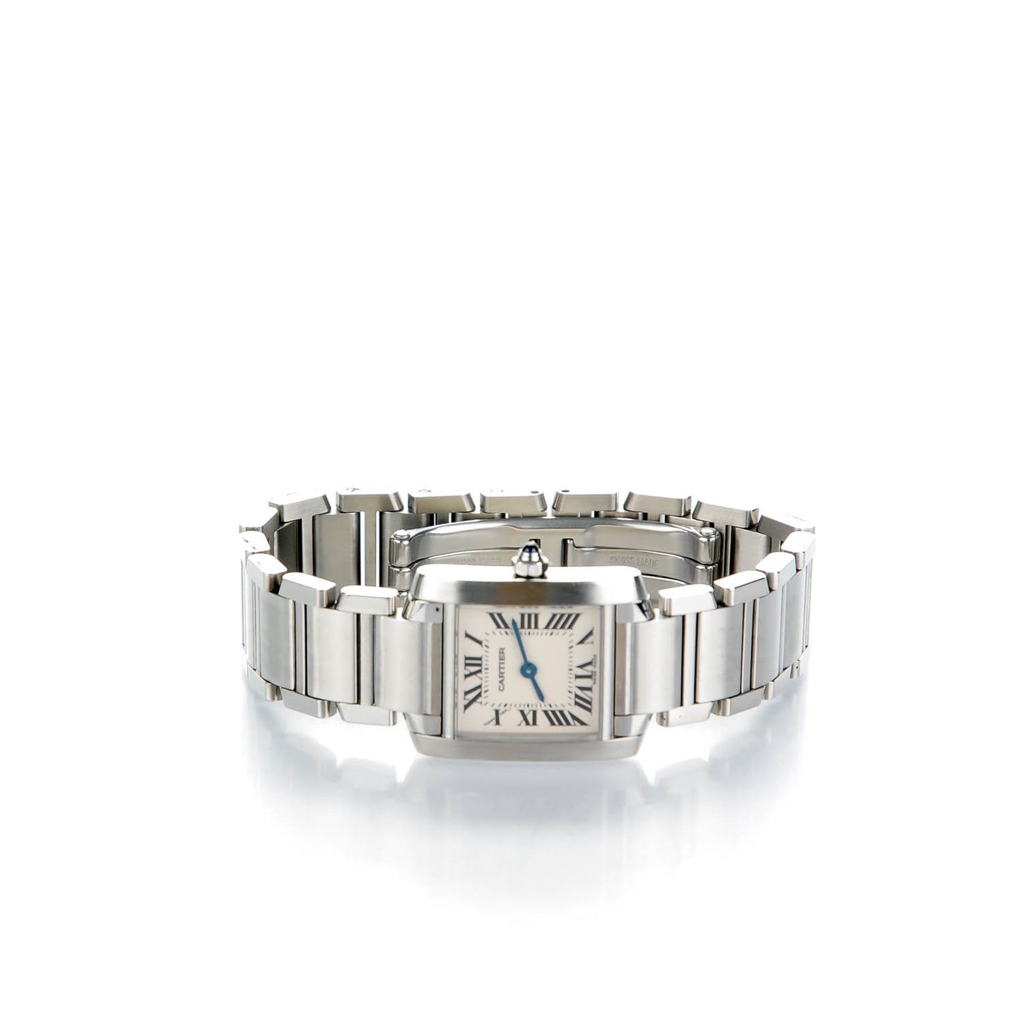 Stainless Steel 20mm Tank Francaise Quartz Watch