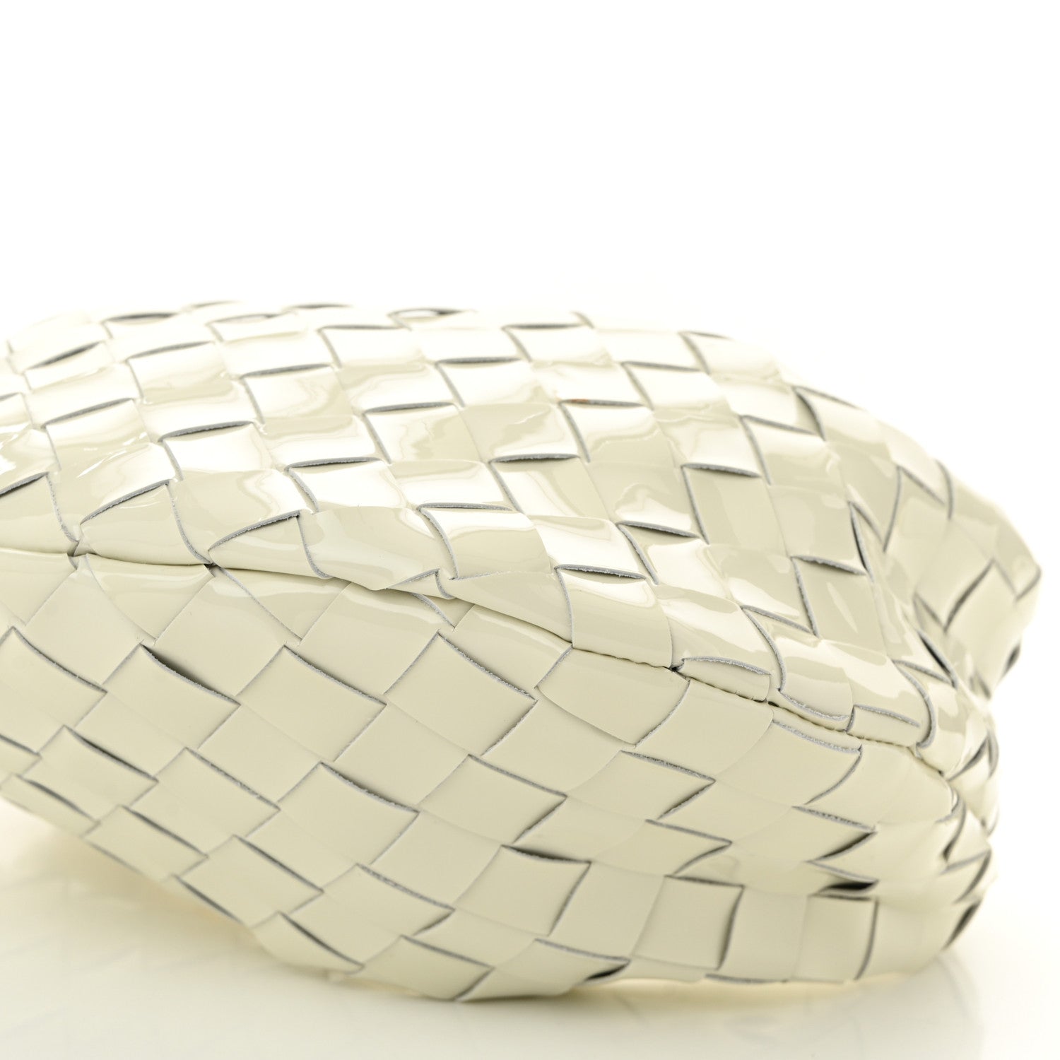 Bottega Veneta Patent Nappa Intrecciato Mini Jodie White 10 of 10