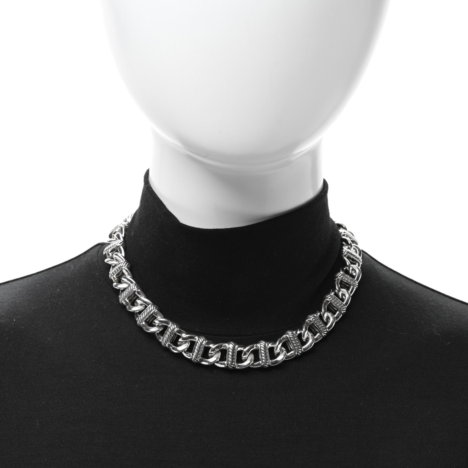 David Yurman Sterling Silver Madison Link Chain Necklace 3 of 4
