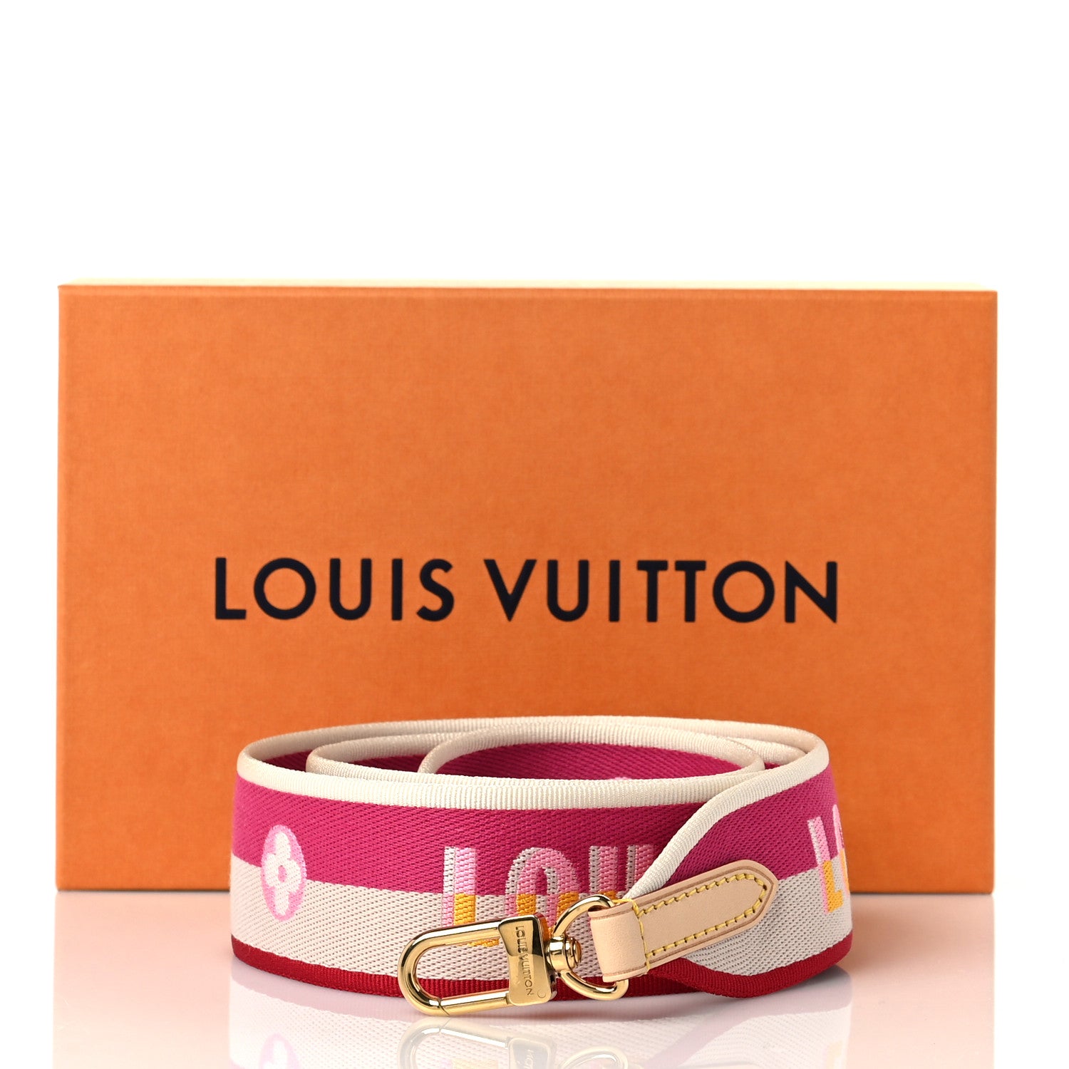 Louis Vuitton Jacquard Speedy Bandouliere 20 Shoulder Strap Fuchsia 3 of 3