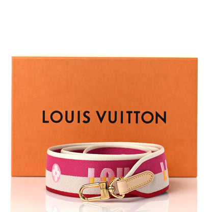 Louis Vuitton Jacquard Speedy Bandouliere 20 Shoulder Strap Fuchsia 3 of 3