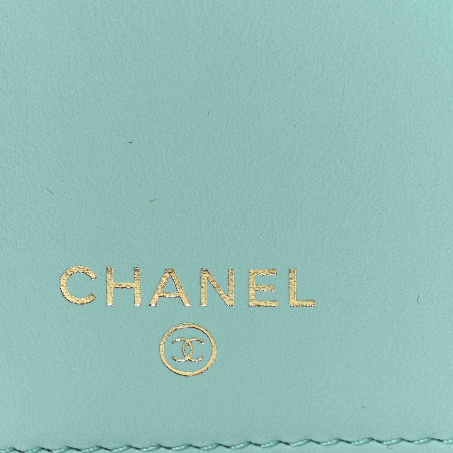 Chanel Caviar Quilted Medium Flap Wallet Turquoise 6 of 8