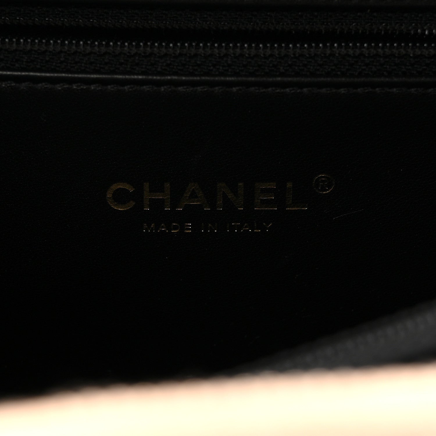 Chanel Caviar Quilted Medium CC Filigree Vanity Case Beige Black 10 of 19