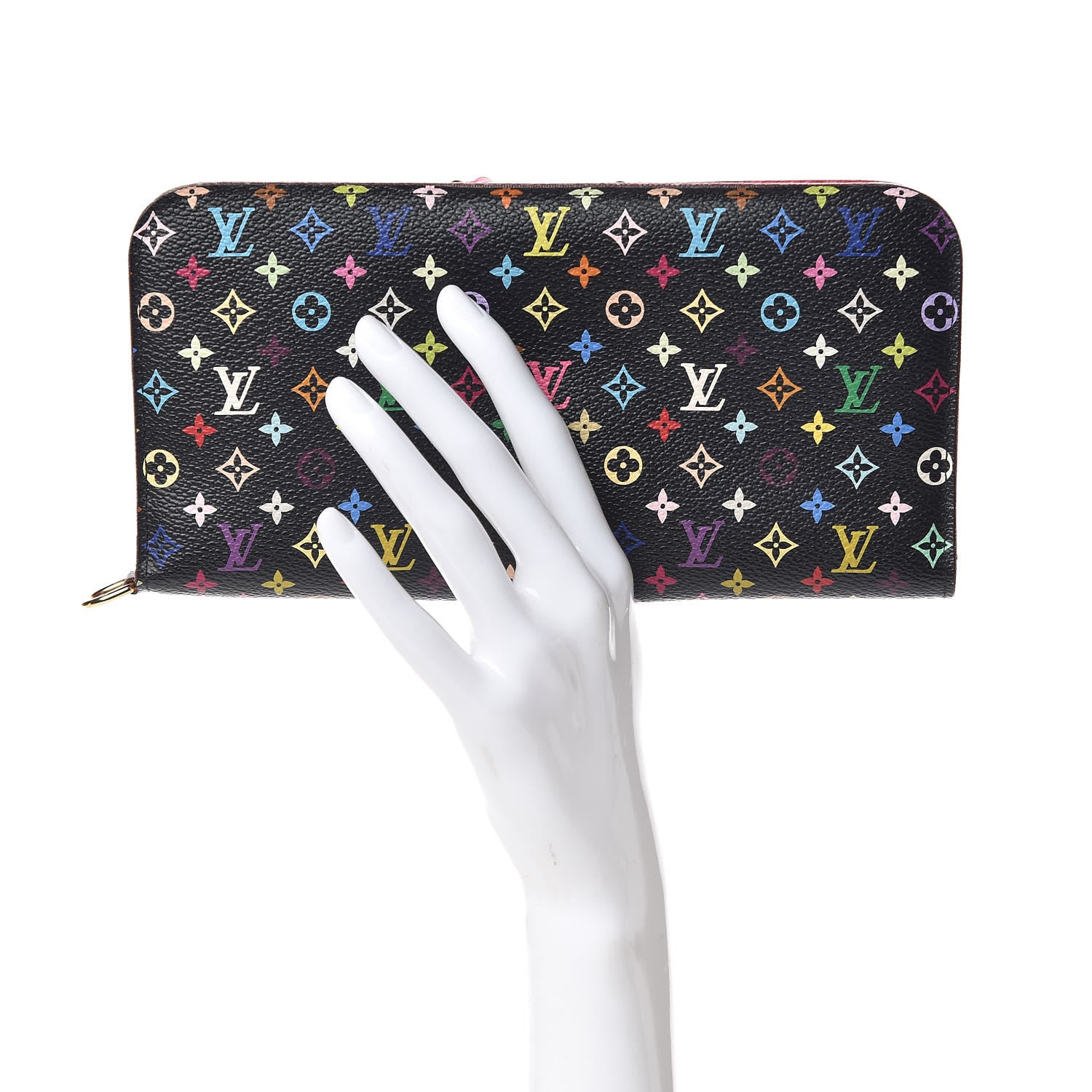 Louis Vuitton Monogram Multicolor Insolite Wallet Black Grenade 2 of 13