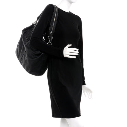 Givenchy Glazed Pebbled Calfskin Medium Nightingale Black 2 of 9