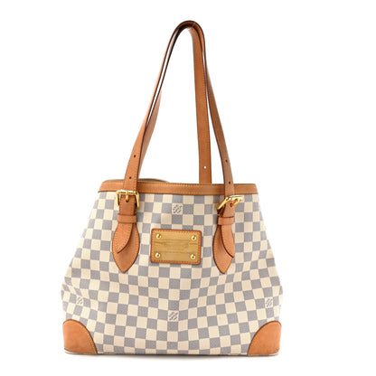 Louis Vuitton Damier Azur Hampstead MM 1 of 15