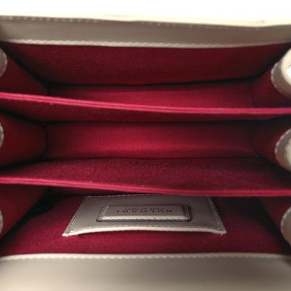 Bulgari Calfskin Serpenti Forever Top Handle White 6 of 11