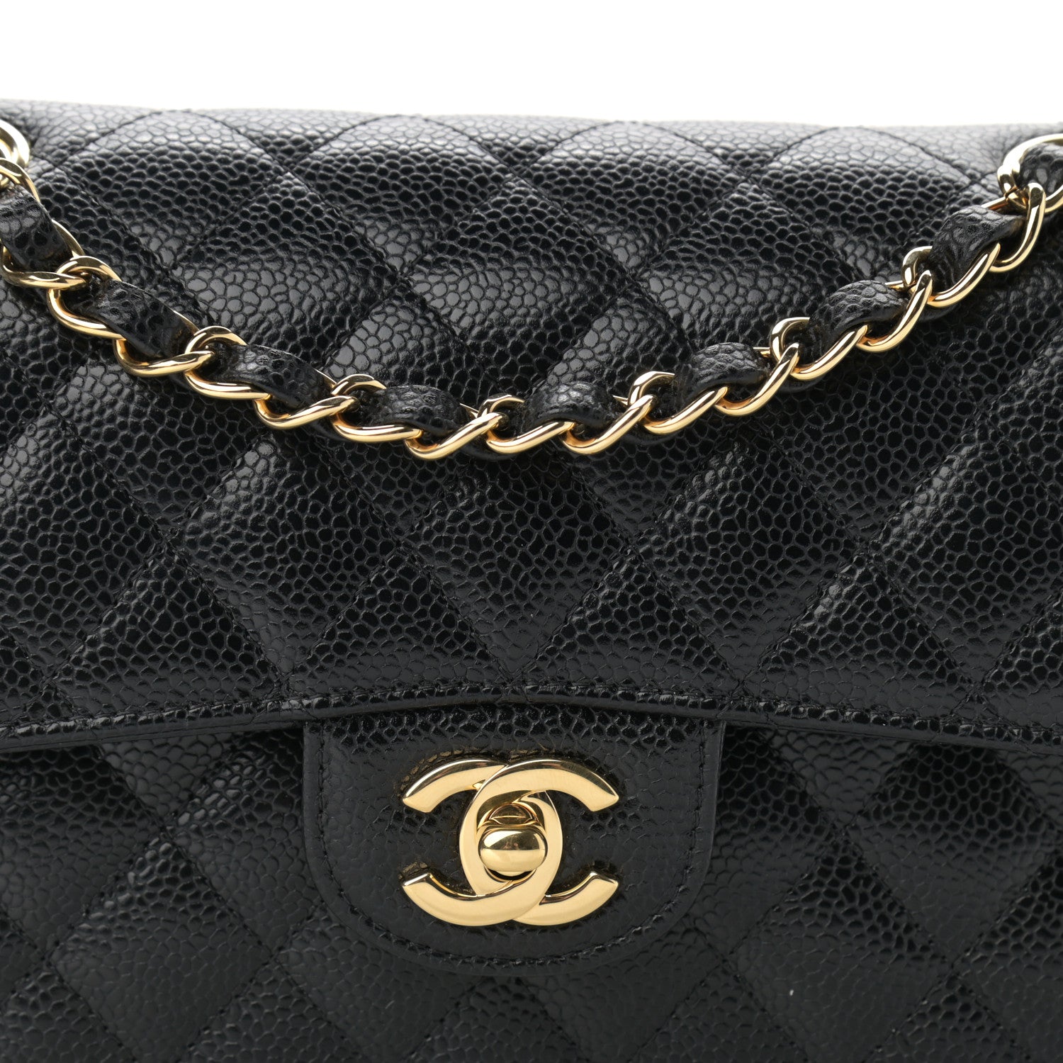 Chanel Caviar Quilted Small Double Flap Black 8 of 11