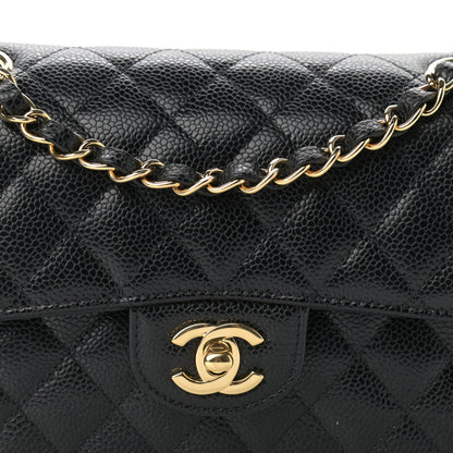 Chanel Caviar Quilted Small Double Flap Black 8 of 11