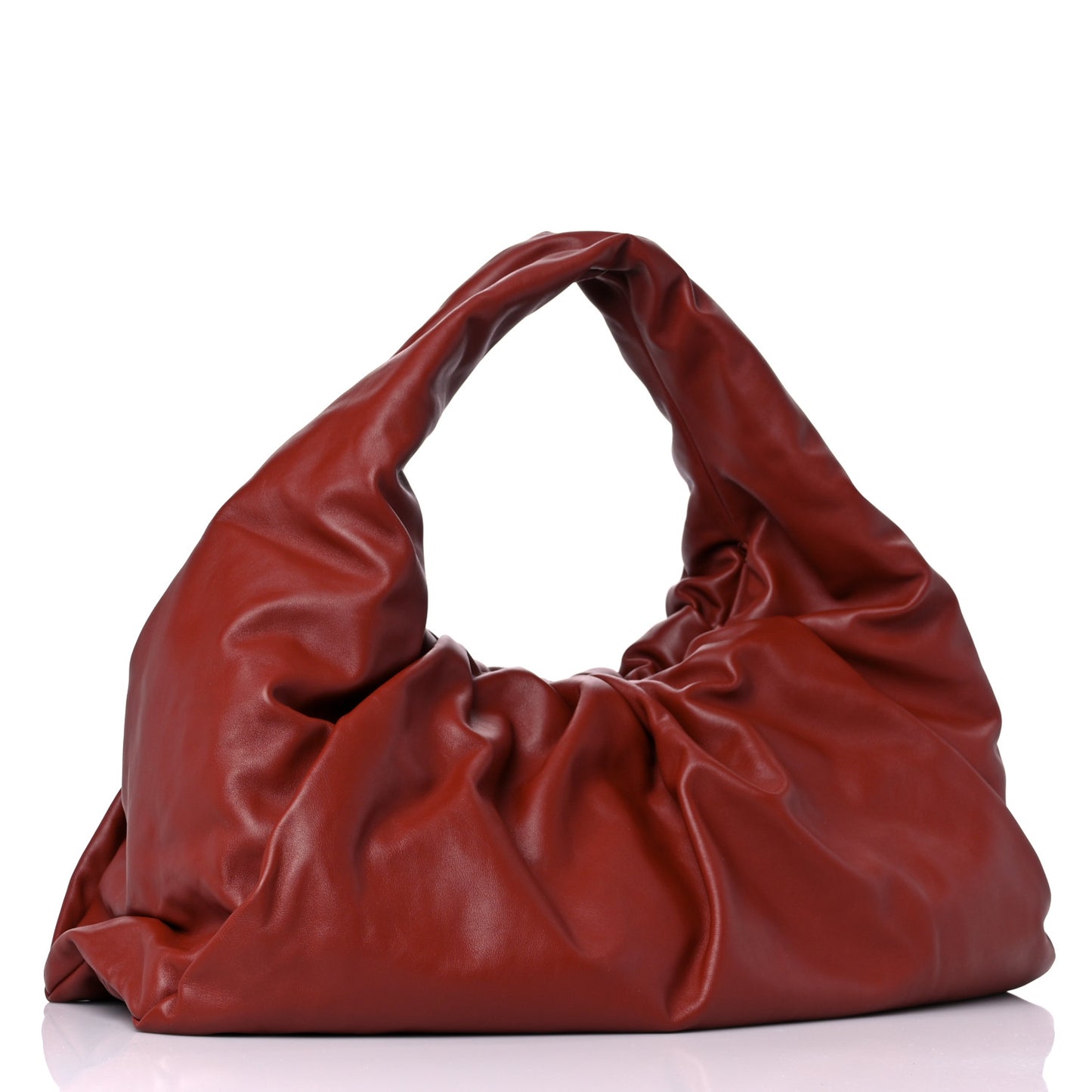 Smooth Butter Calfskin Large The Shoulder Pouch Rust