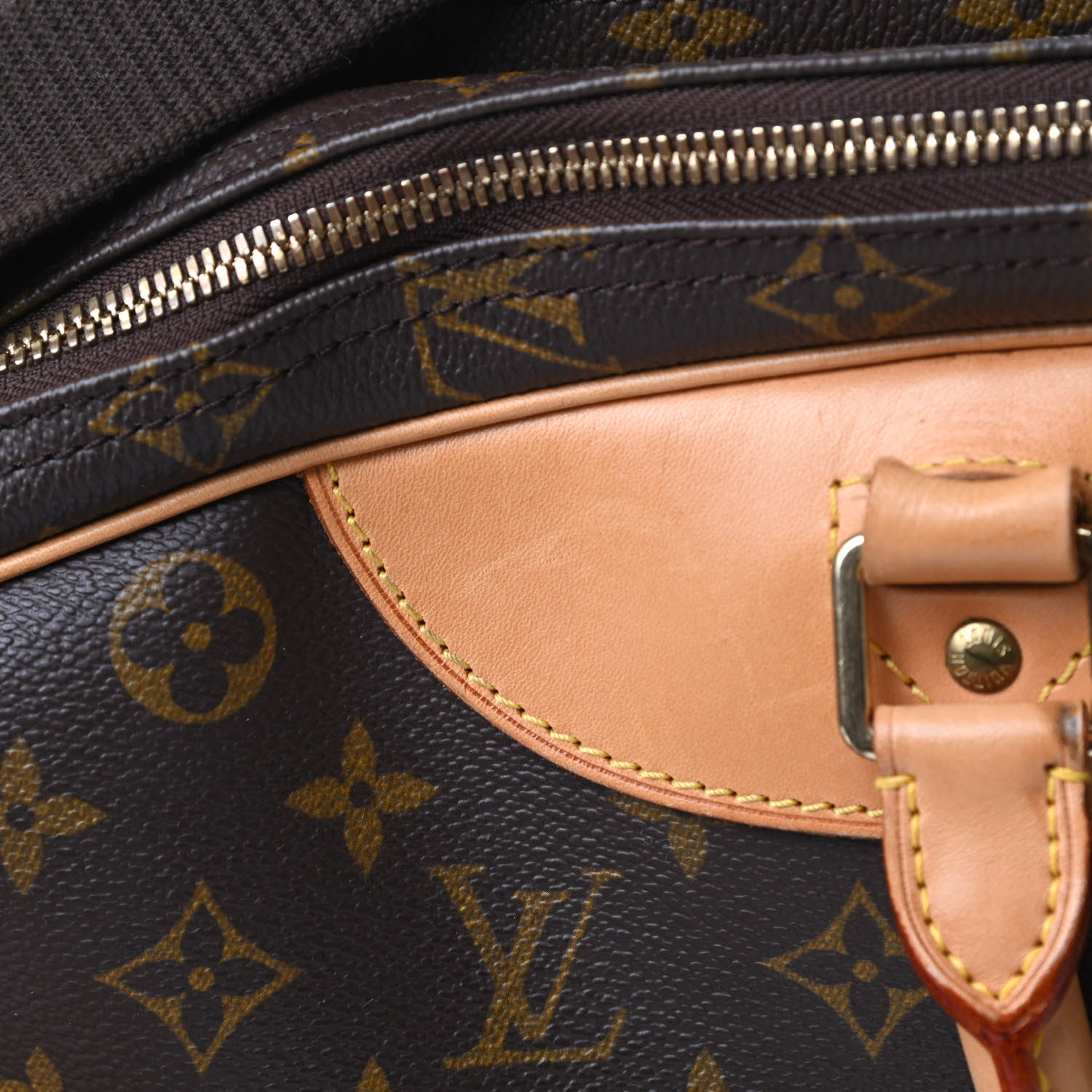 Louis Vuitton Monogram Alize 2 Compartment Luggage Travel Bag 17 of 19