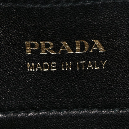Prada Scamosciato Suede Medium Double Bag Tote Acciaio 7 of 13