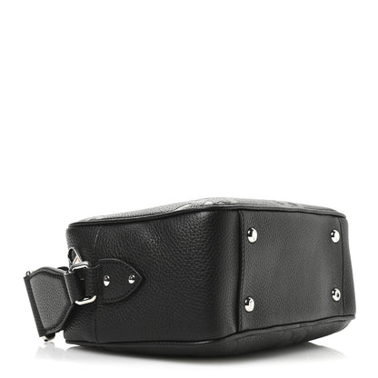 Gucci Piuma Calfskin Jumbo GG Embossed Medium Messenger Bag Black 4 of 10
