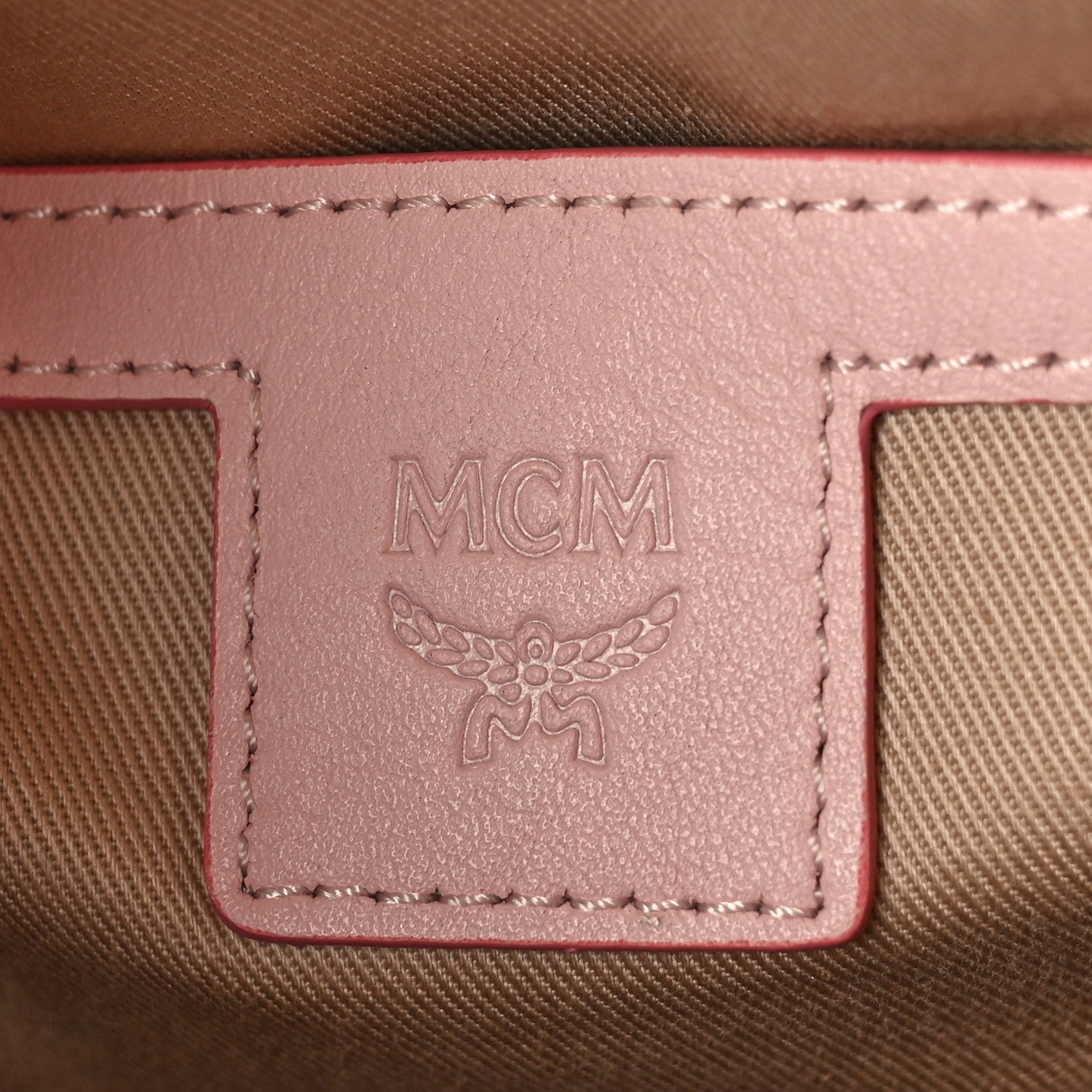 MCM Visetos Floral Leopard Mini Stark Backpack Pink 6 of 8