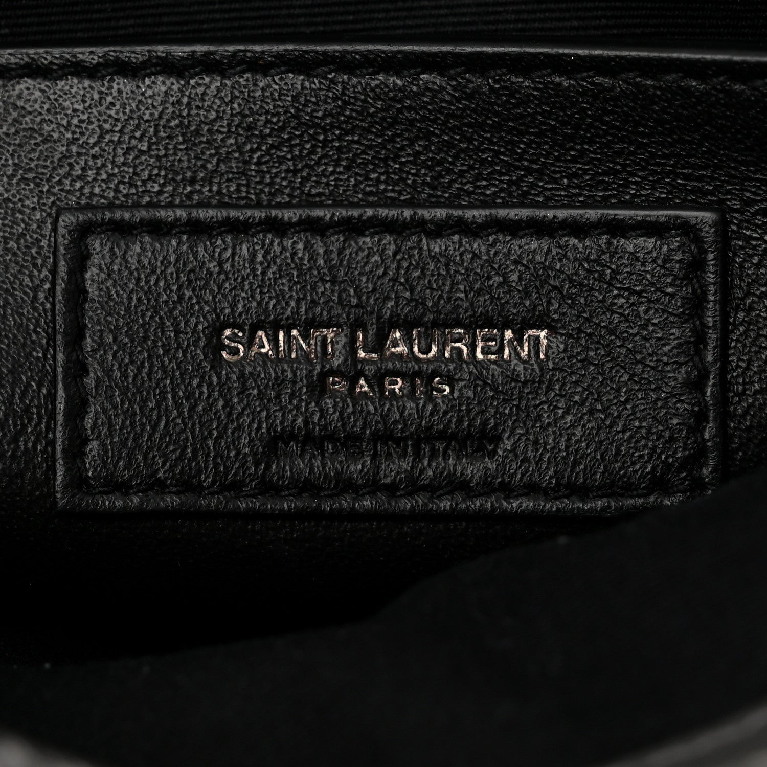 Saint Laurent Crinkled Calfskin Matelasse Monogram Baby Niki Chain Satchel Storm 6 of 11