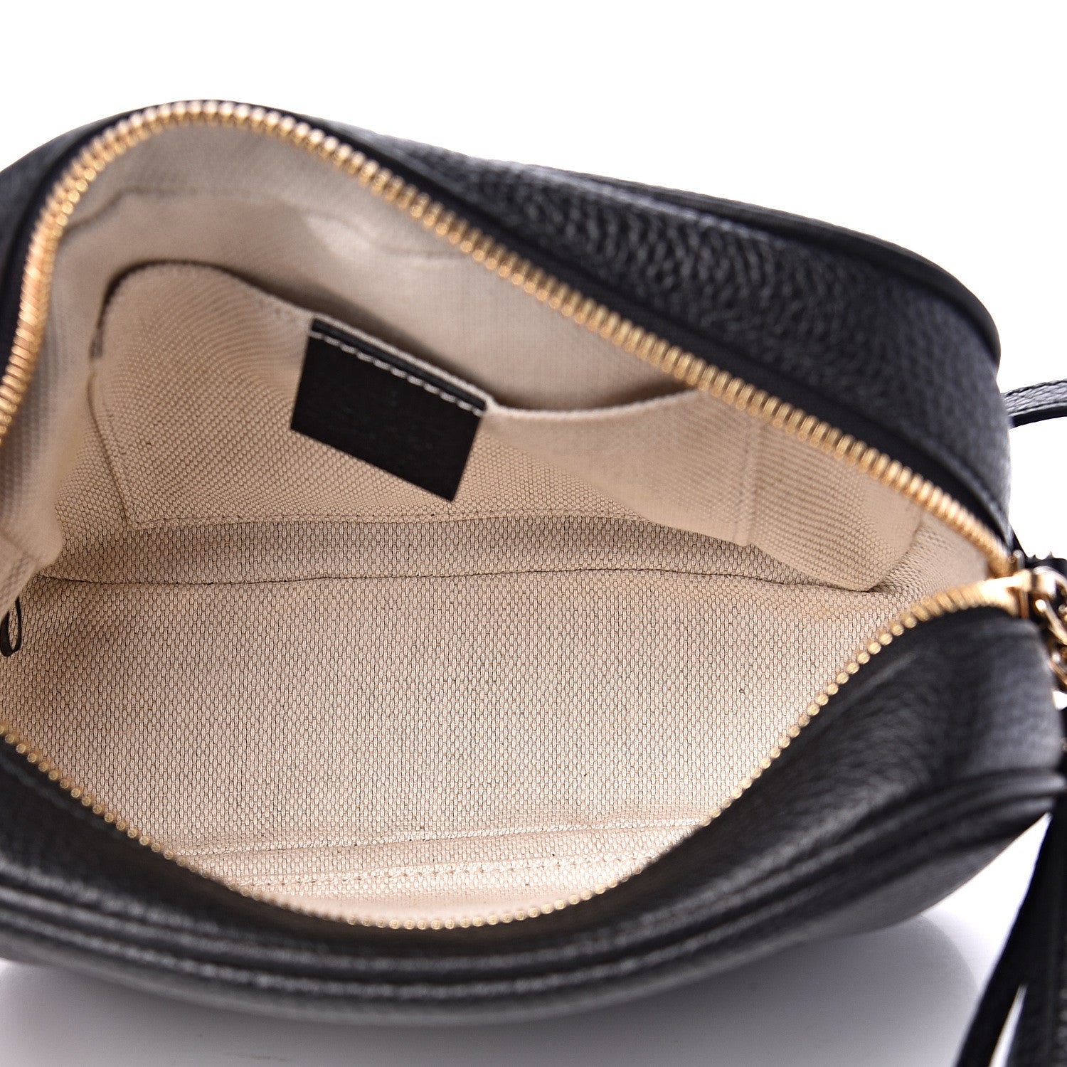 Gucci Pebbled Calfskin Small Soho Disco Bag Black 4 of 8