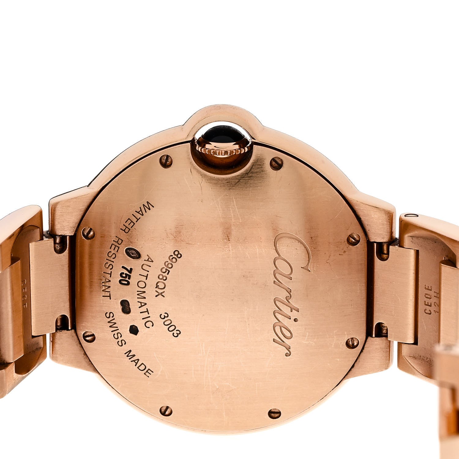 Cartier 18K Pink Gold 36mm Ballon Bleu De Cartier Automatic Watch 4 of 4