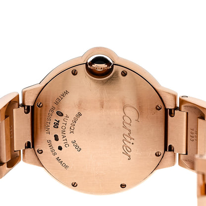 Cartier 18K Pink Gold 36mm Ballon Bleu De Cartier Automatic Watch 4 of 4