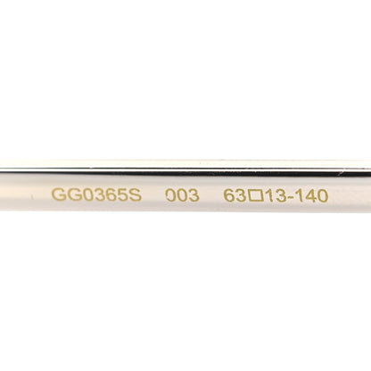 Gucci Metal Aviator Sunglasses GG0365S Silver Yellow 8 of 9