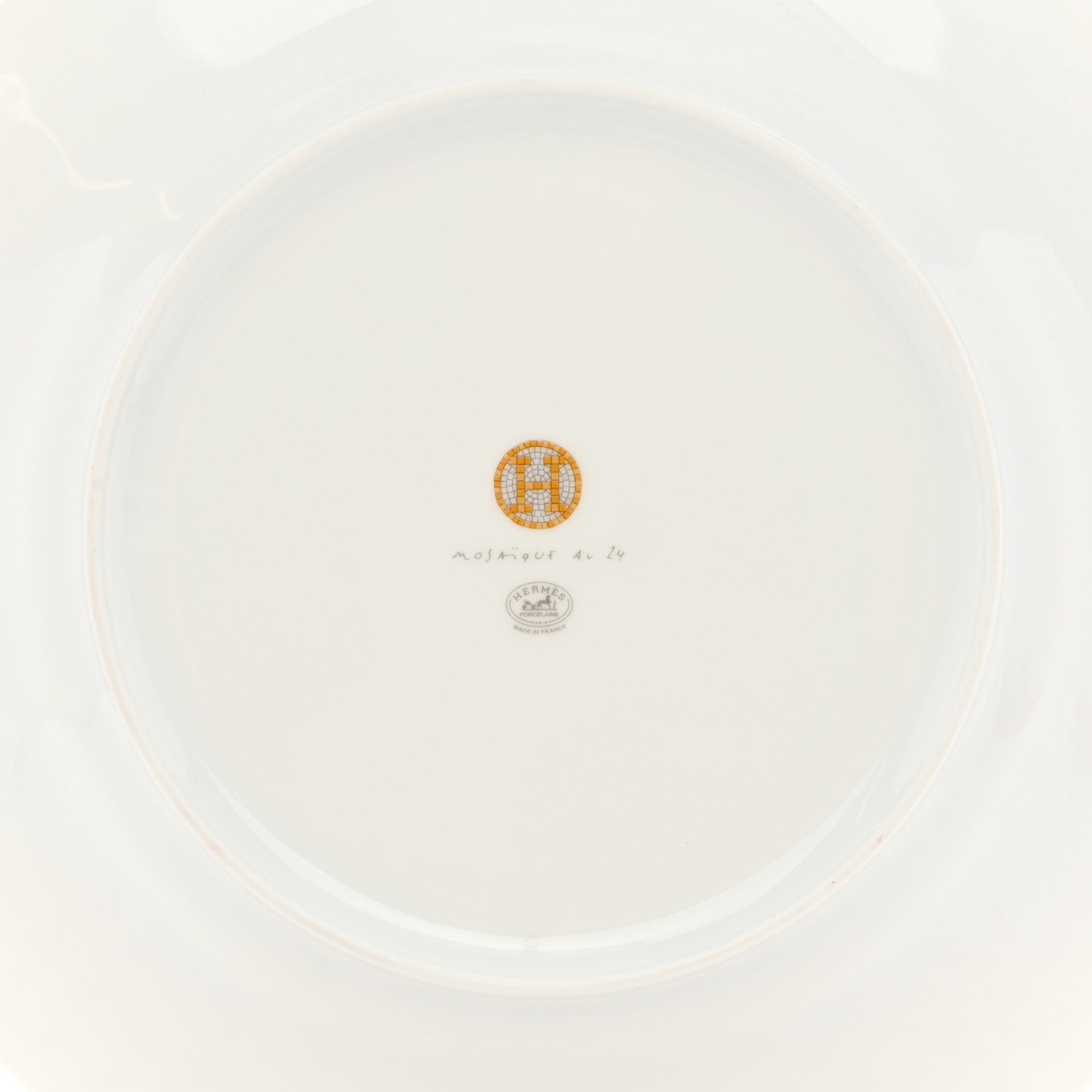 Hermes Porcelain Mosaique Au 24 Dinner Plate 5 of 7