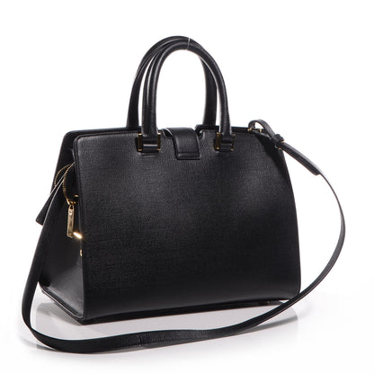 Saint Laurent Textured Leather Classic Small Cabas Y Bag Black 3 of 8