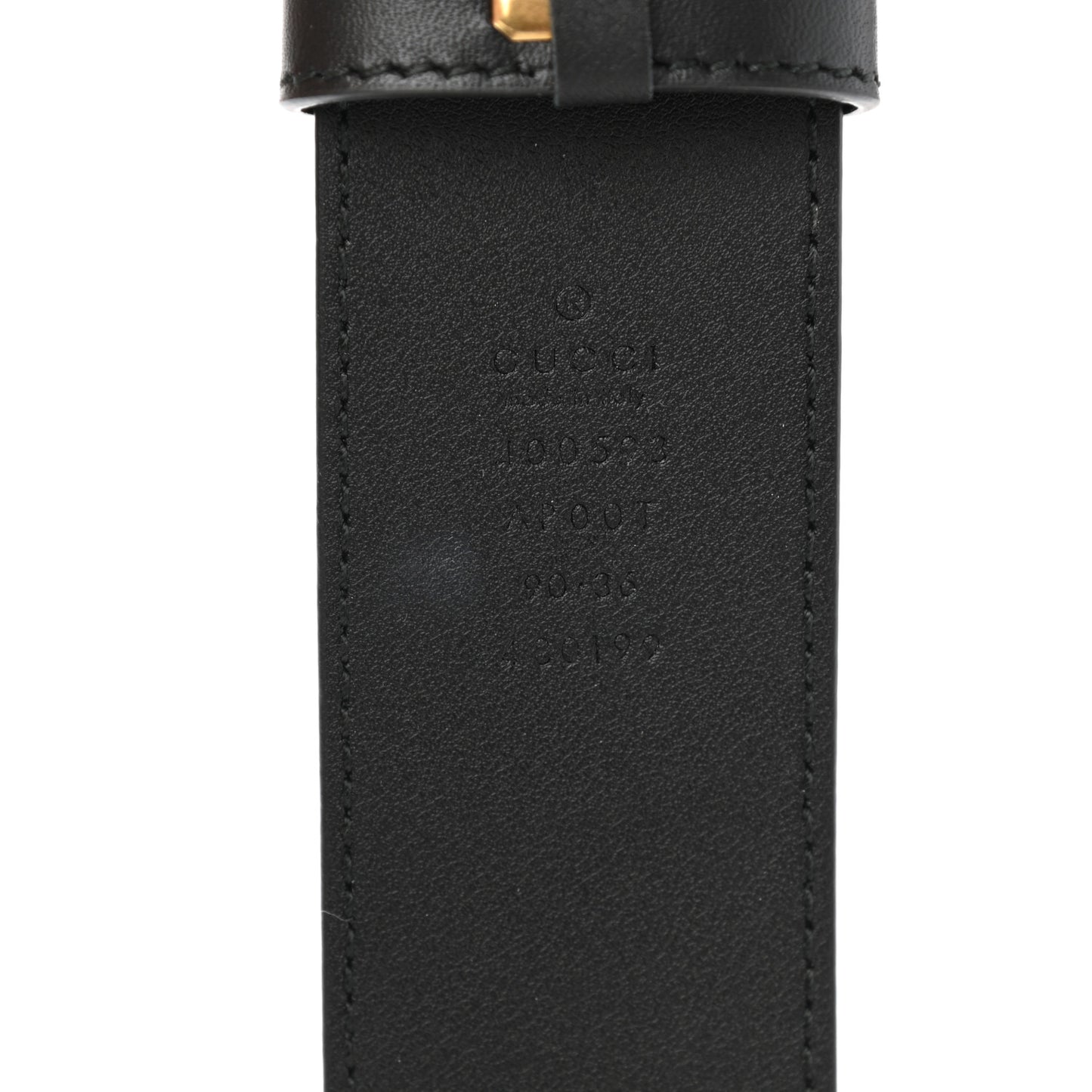 Calfskin Double G 40mm Belt 90 36 Black