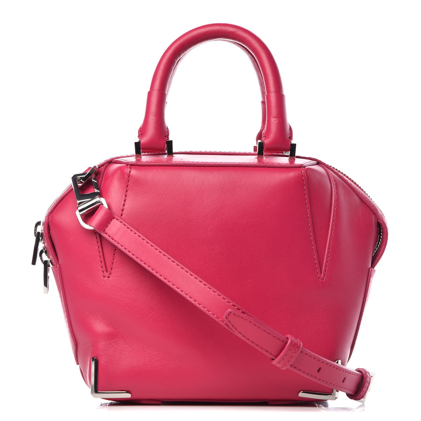 Calfskin Mini Emile Fuchsia