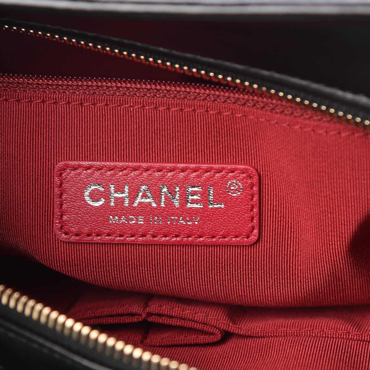 Chanel Aged Calfskin Chevron Quilted Medium Gabrielle Hobo Black 6 of 10