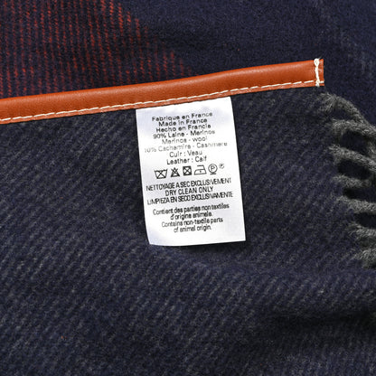 Hermes Merino Wool Cashmere Rocabar Poncho Gris 4 of 4