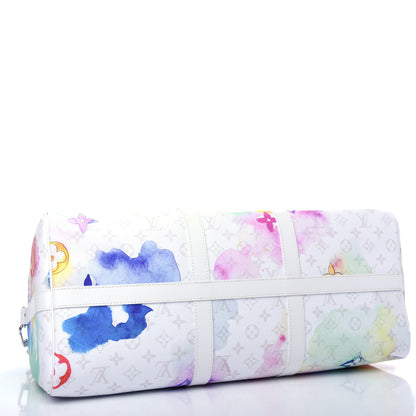 Louis Vuitton Monogram Watercolor Keepall Bandouliere 50 Multicolor 3 of 8