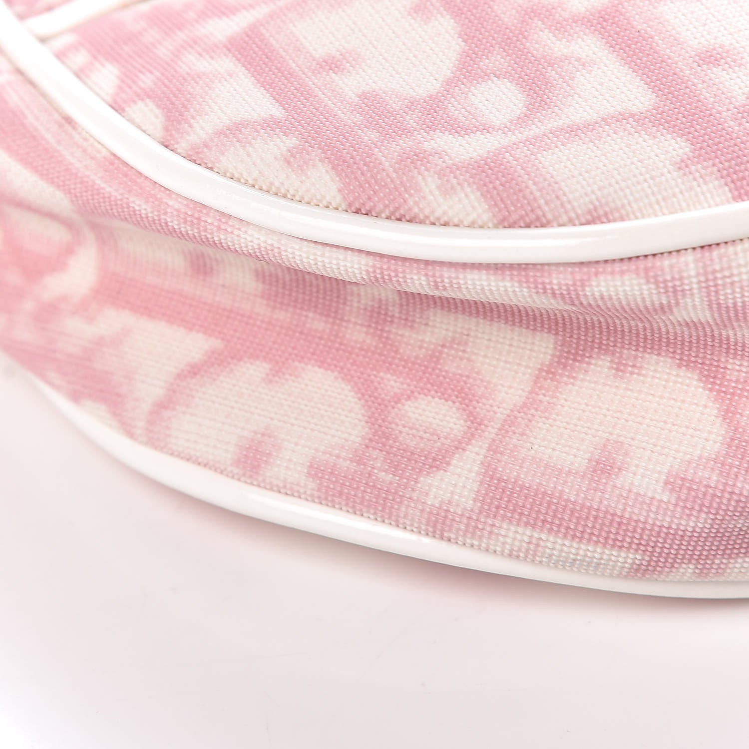 Christian Dior Monogram Mini Saddle Pochette Pink 9 of 15
