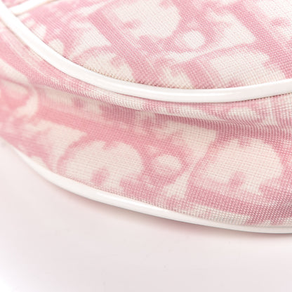 Christian Dior Monogram Mini Saddle Pochette Pink 9 of 15