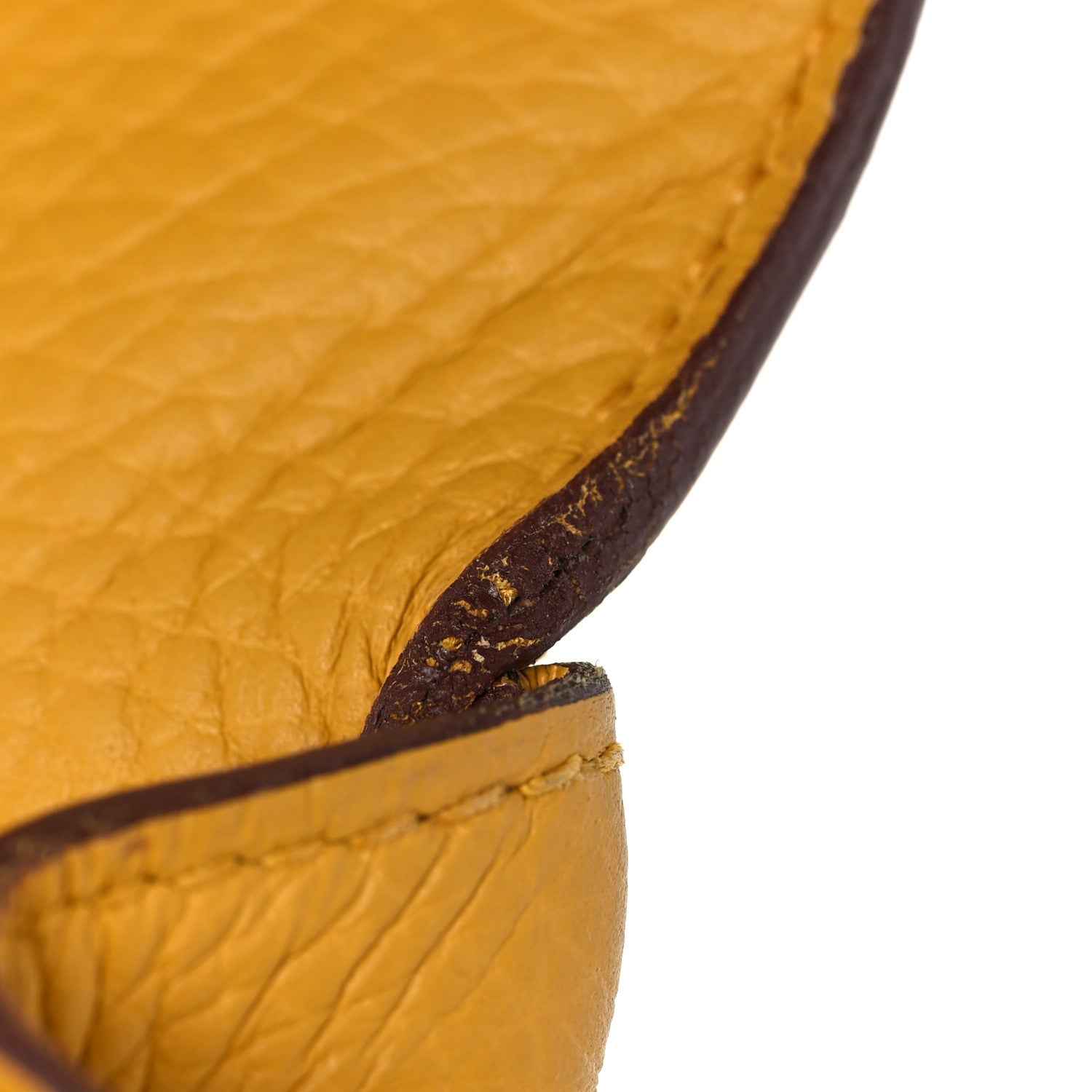 Hermes Taurillon Clemence Kelly Retourne 28 Jaune Ambre 39 of 42