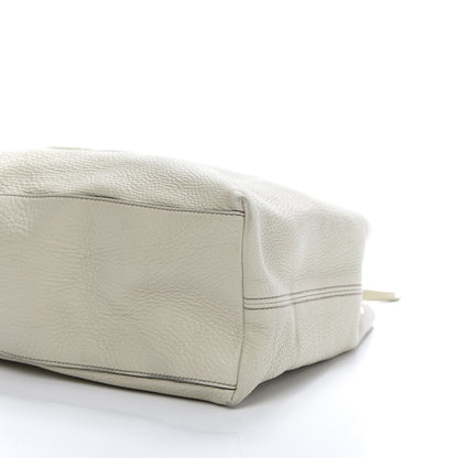 Gucci Pebbled Calfskin Medium Soho Chain Shoulder Bag Off White 7 of 19