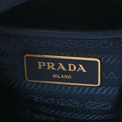 Prada Tessuto Nylon Saffiano Small Crossbody Bag Navy 6 of 10