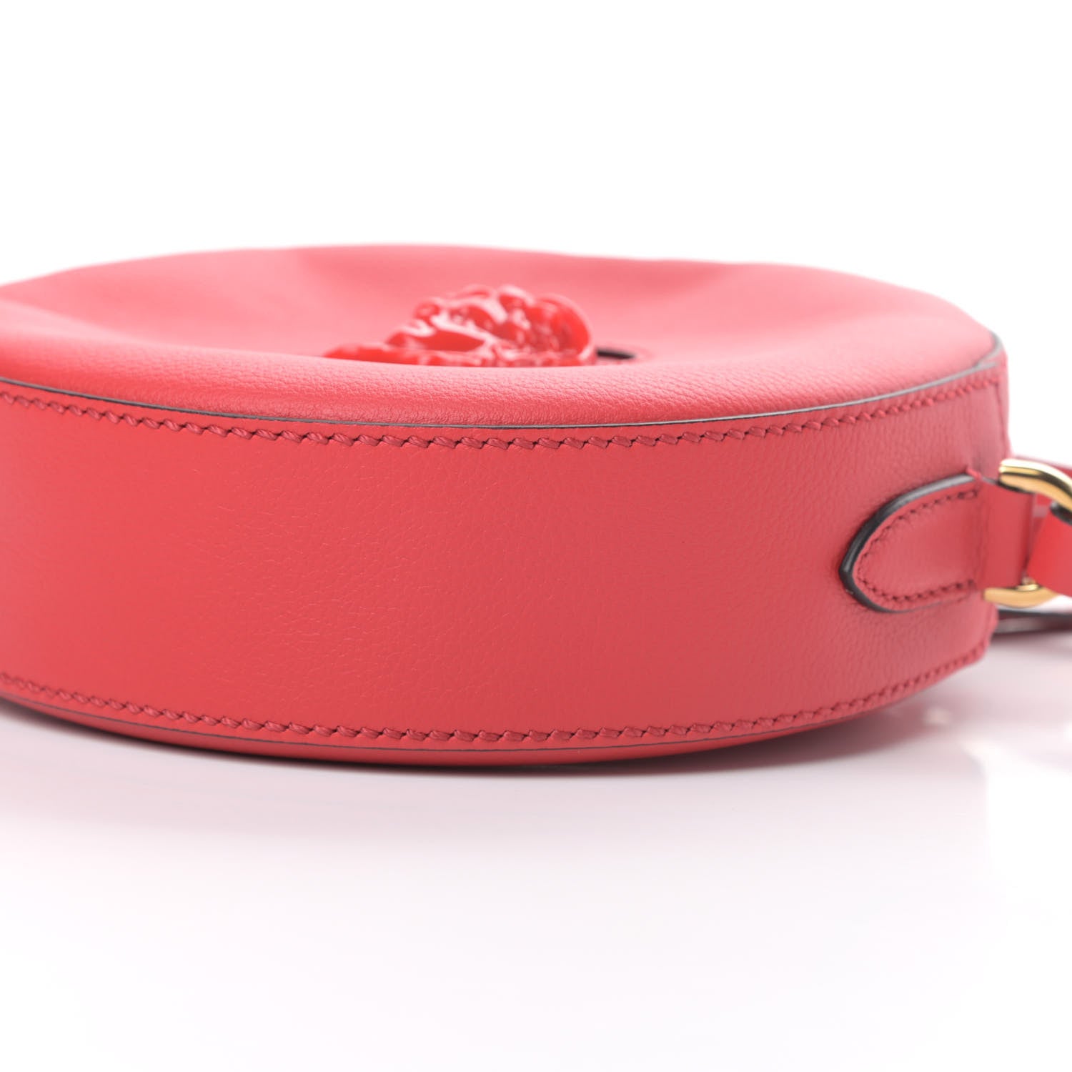 Versace Calfskin La Medusa Round Camera Bag Red 9 of 9